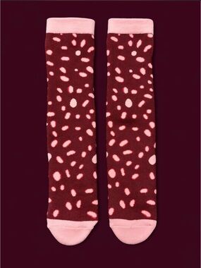 Pepperoni Print Crew Socks